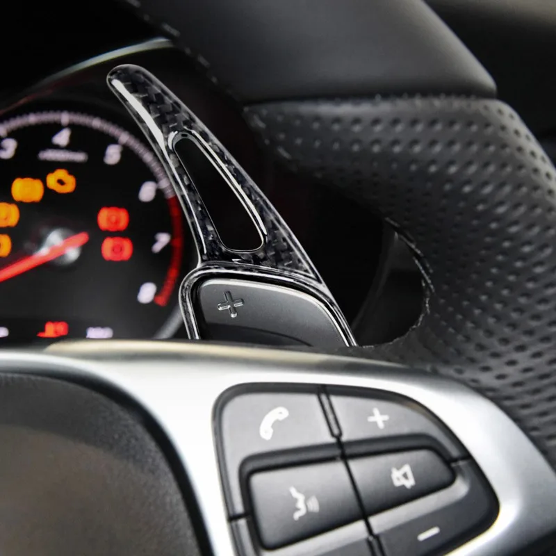 

Fit For Mercedes-Benz full range of paddles, carbon fiber modified accessories, car steering wheel shift lever, lengthened