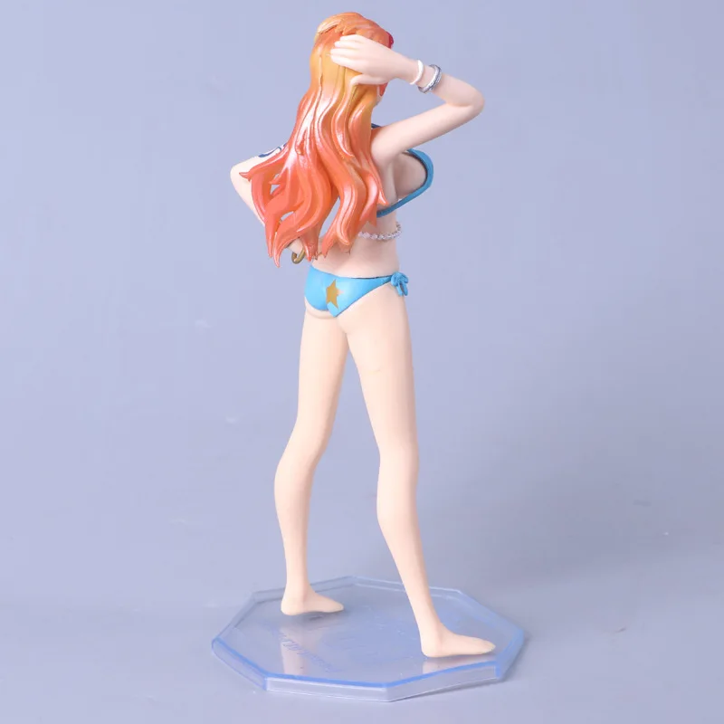 21CM Long hair Anime One Piece Pirate Nami doll PVC Figure Toys Collectible Model Gift for fans | Игрушки и хобби