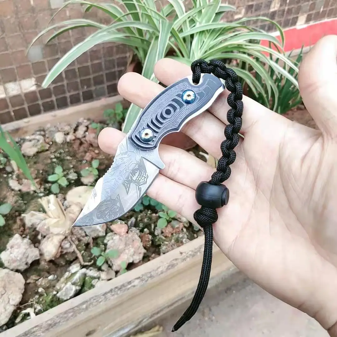 Охотничьи ножи высокого качества с деревянной ручкой тактический фиксированный