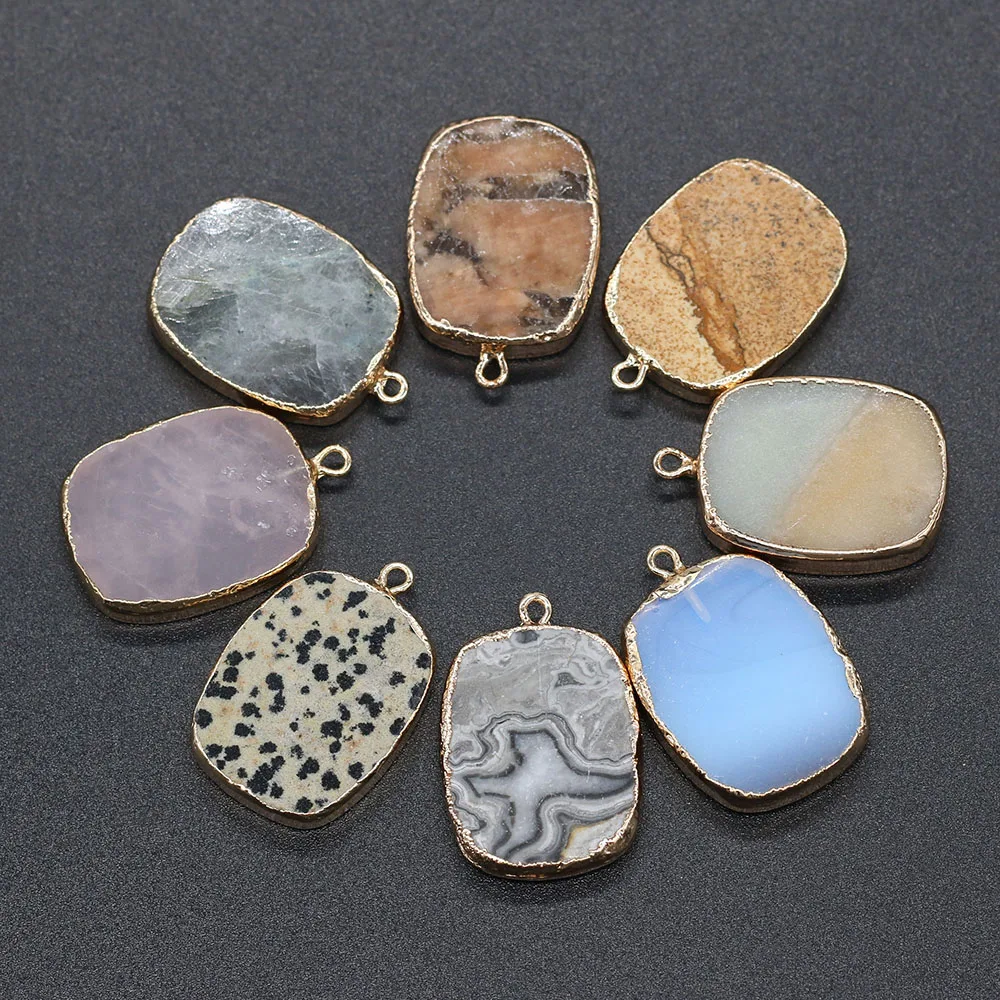 Кулон из натурального камня, 22 х32 мм