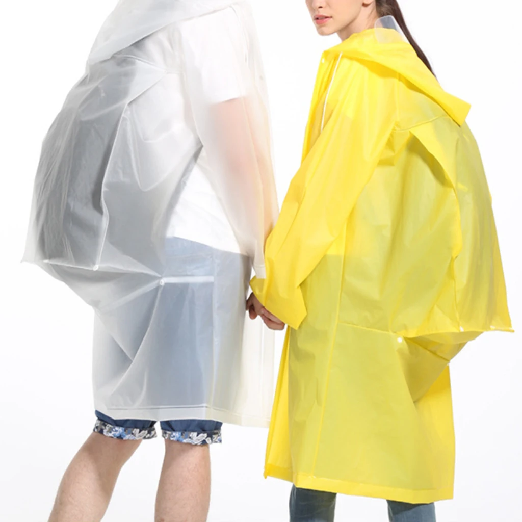 

Rain Poncho Hood Raincoat Jacket Rainsuit Outdoor Rainproof Cover
