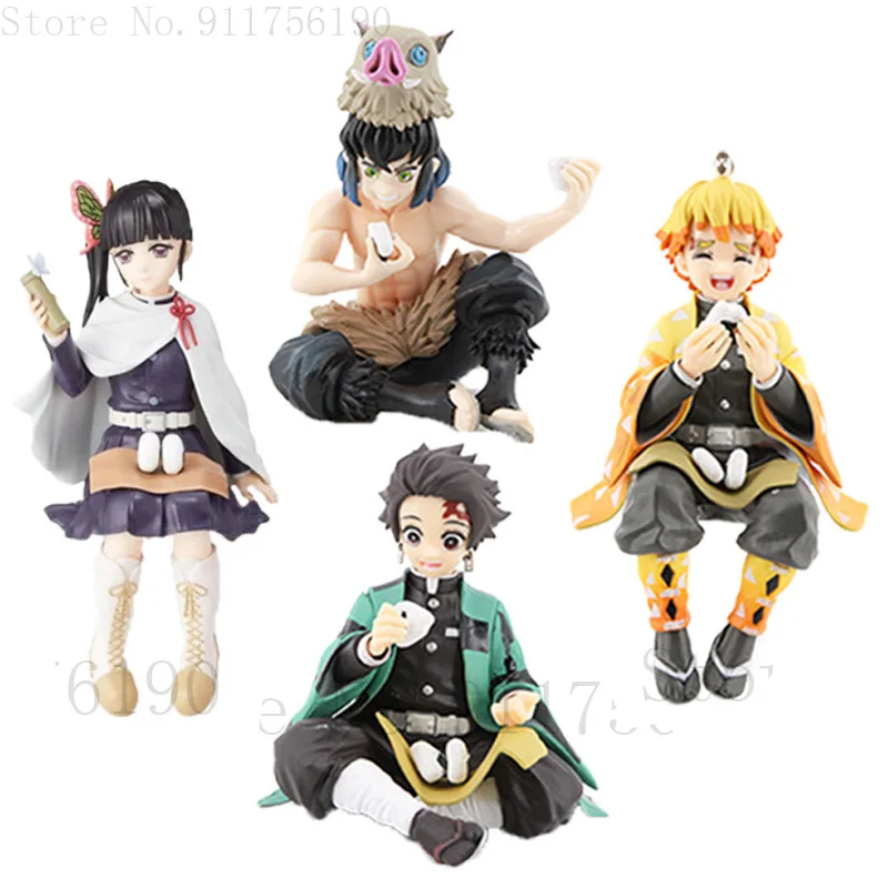 

Demon Slayer Figure Tanjirou Nezuko Shinobu Action Figure Zenitsu Figurine Anime Inosuke Kimetsu No Yaiba PVC Model Toys Gifts