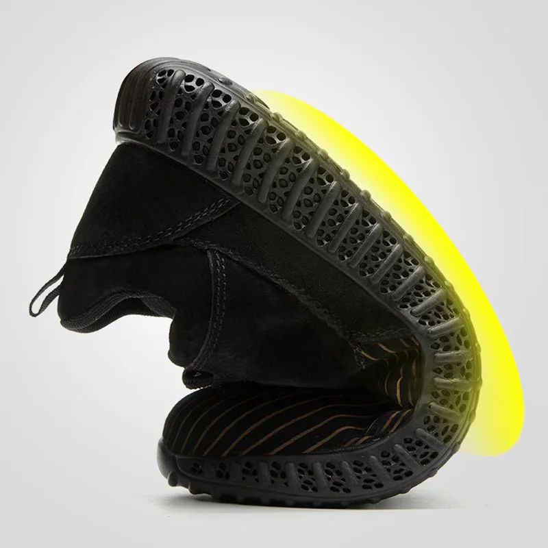 

Men's Steel Toe Cap Safety Shoes Indestructible Work Safety Shoes Outdoor Anti-slip Puncture-Proof Working Shoes Dropshipping