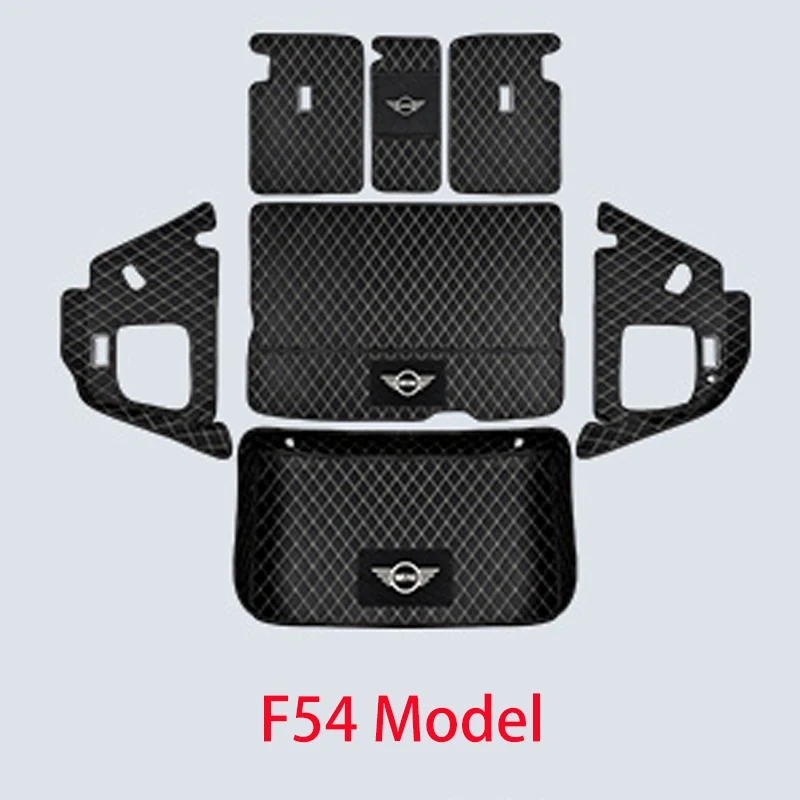 Новый Коврик для багажника из ПВХ черного цвета Mini Cooper R56 F54 F55 F56 F60 (стандартная) |