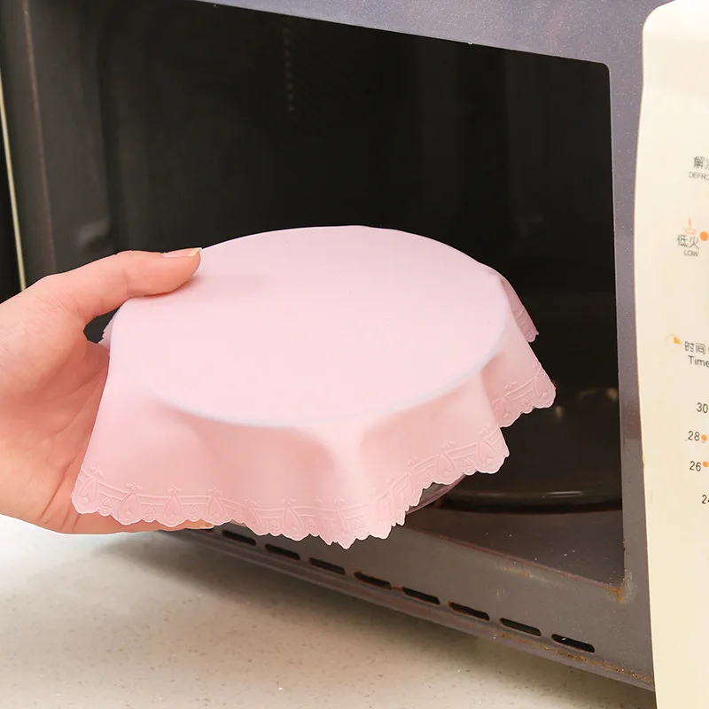 1 PC Silicone Table Mats Microwave Oven Special Heating Cover Fresh Refrigerator Wrap Hot Food Bowl | Дом и сад