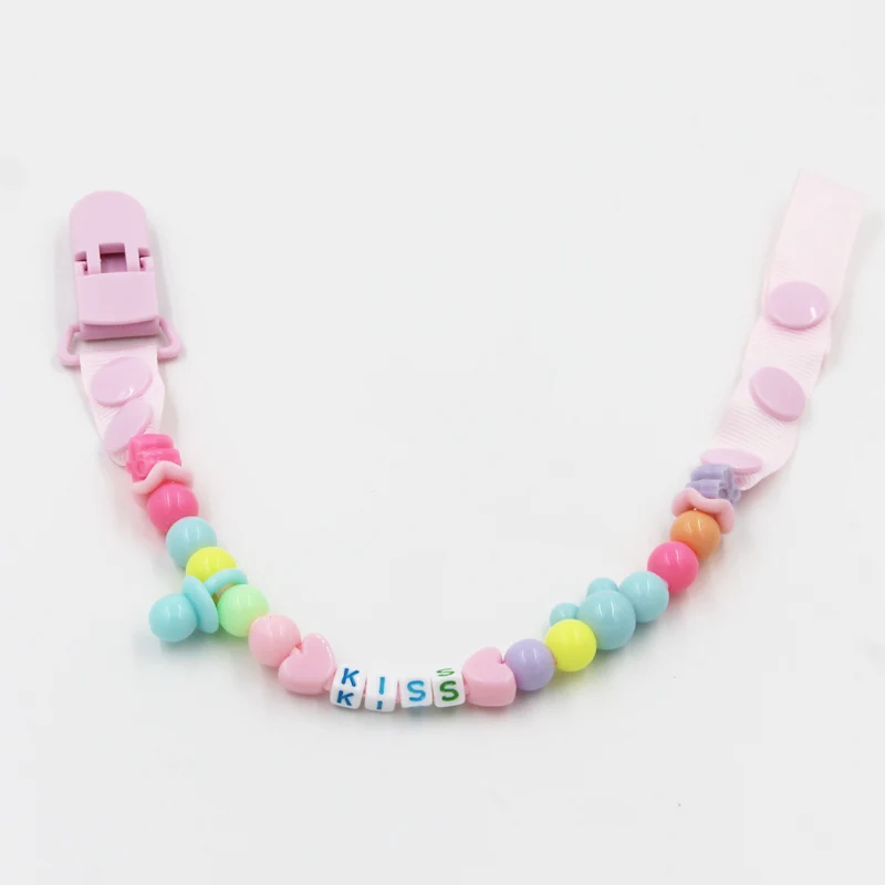 

New Baby Pacifier Clip Chain New Baby Boys Girls Pacifier Clips Newborn Dummy Pacifier Chain Clip Holder Baby Nipple Feeding