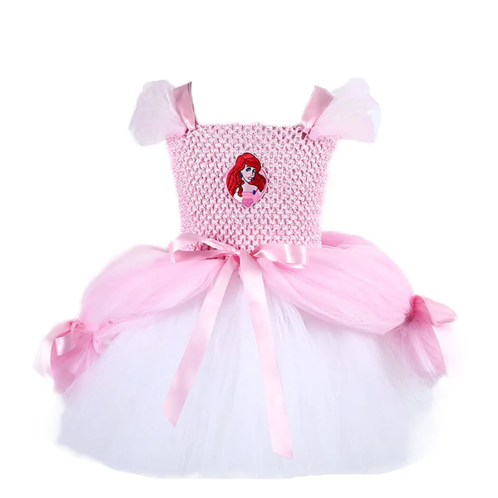 Спящая Красавица Принцесса Аврора до колена платье-пачка для дня рождения Дети