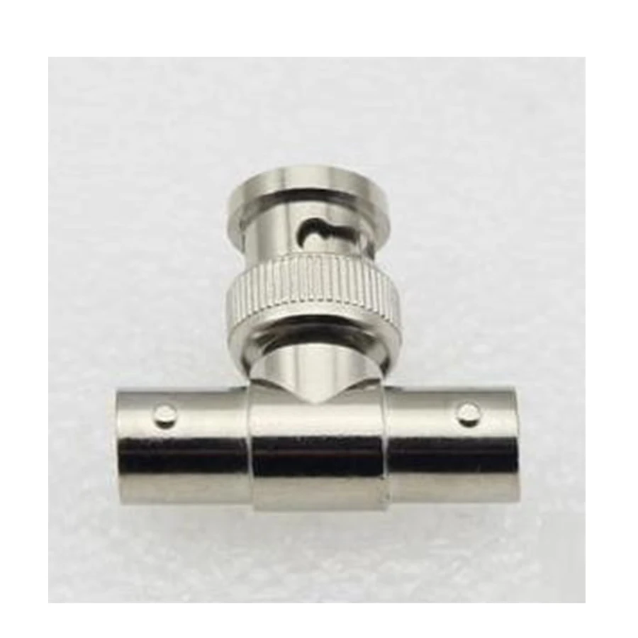 BNC T Adapter Splitter Connector Coupler 1 Male to 2 Female CCTV Jack Plug For | Transmission &amp Cables
