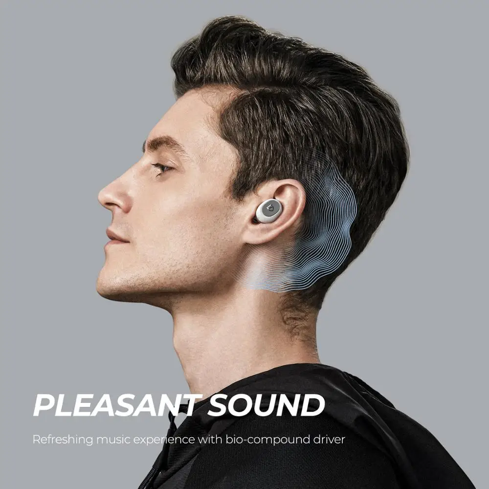 Беспроводные наушники SoundPEATS Bluetooth 5 0 TWS спортивные стереонаушники вкладыши IPX7