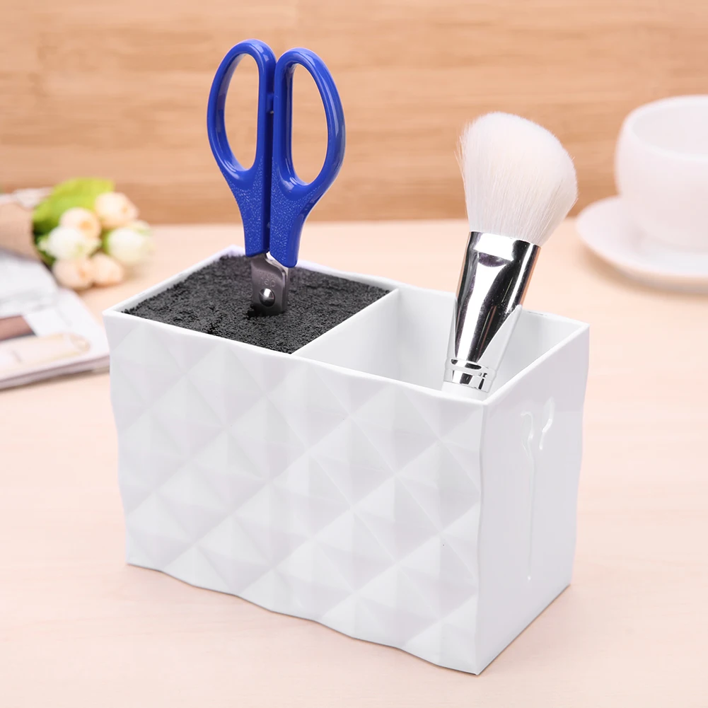 

Salon Hairdressing Scissors Holder Stand Storage Box Hair Clips Comb Scissors Holder Comb Clamps Stand Hair Clips Box Organizer