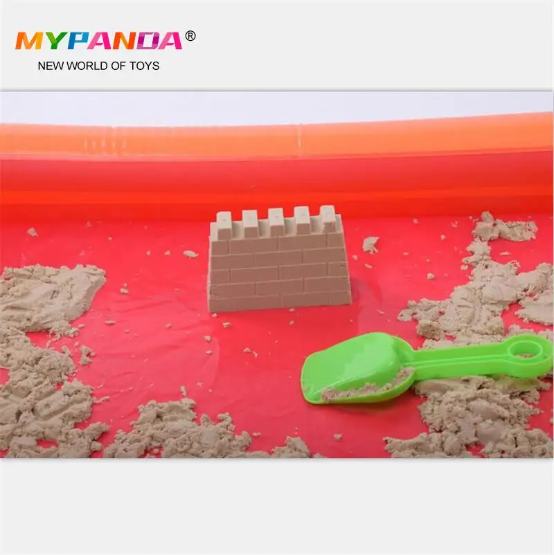 Multi-function Inflatable Sand Tray Plastic Mobile Table For Children Kids Indoor Playing Clay Color Mud Toys Accessories | Игрушки и