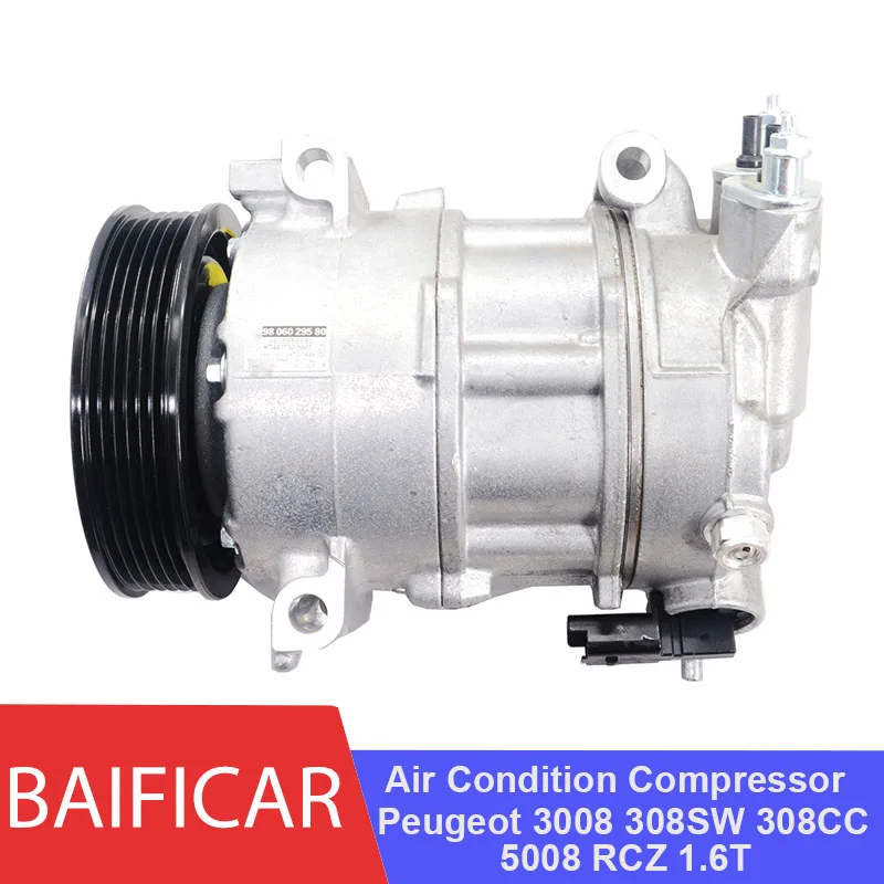 Baifar абсолютно новый настоящий компрессор кондиционера 6453WH для Peugeot 3008 308SW 308CC 5008 RCZ