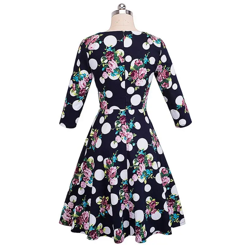 Осень молодой Платье с принтом Женская обувь высокого качества розового цвета