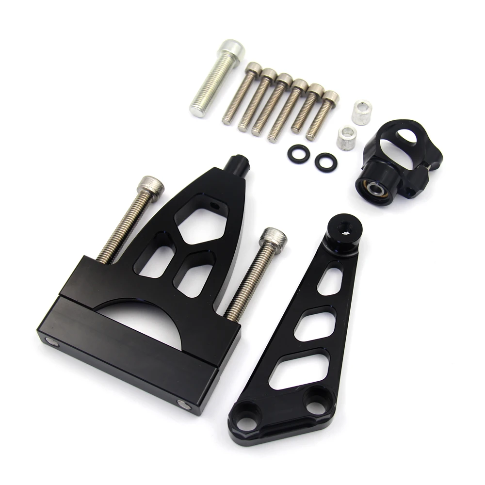 Регулируемый Линейный Обратный демпфер рулевого управления с кронштейном для