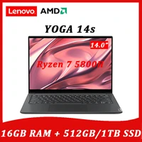 lenovo yoga 14s 2021 laptop ryzen 7 4800h5800h 16gb ram 512gb1tb nvme ssd 14 inch fhd ips screen notebook computer ultrabook