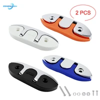 2pcs 120mm sailboats flip up folding pull up cleat dock deck boat marine kayak hardware line rope mooring cleat boat accessories