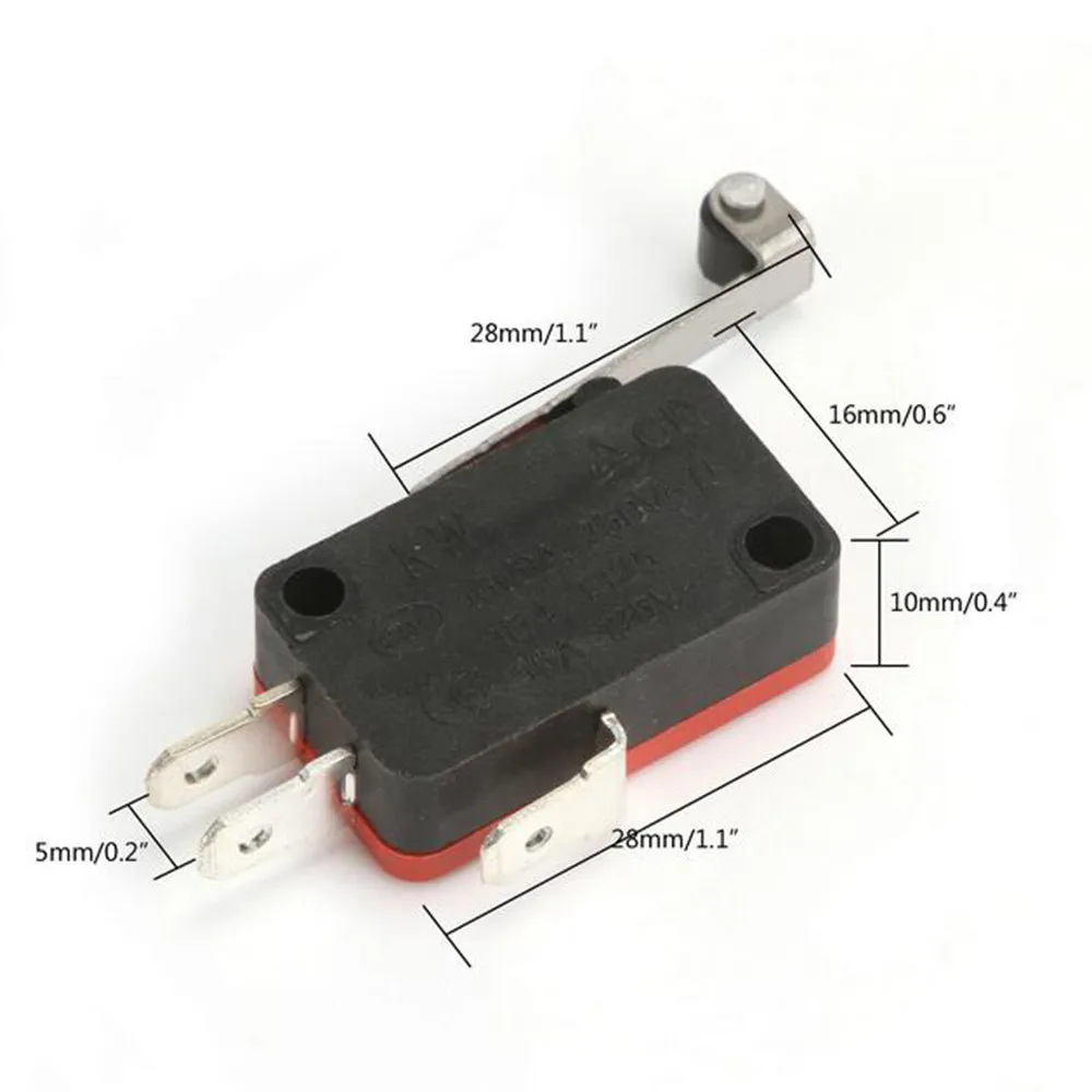 

SPDT Micro Self-Reset Switch Type V-156-1C25 10PCS Appliances Electronic