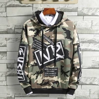 2020 hip hop camouflage letter printed patchwork hoodied men causal pullover male loose streetwear mens harajuku hoodies 4xl