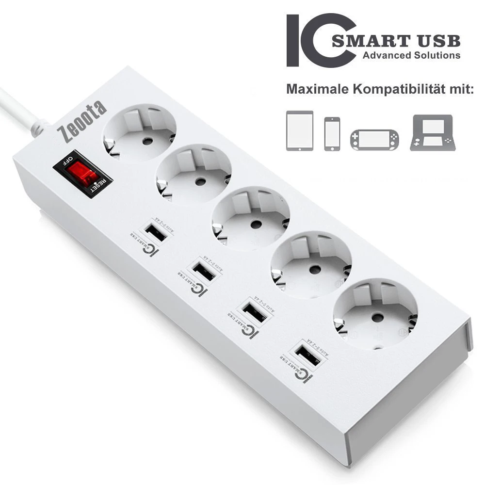 Мощность полосы распределительный щит на 5 несколько розетки ЕС разъем с USB