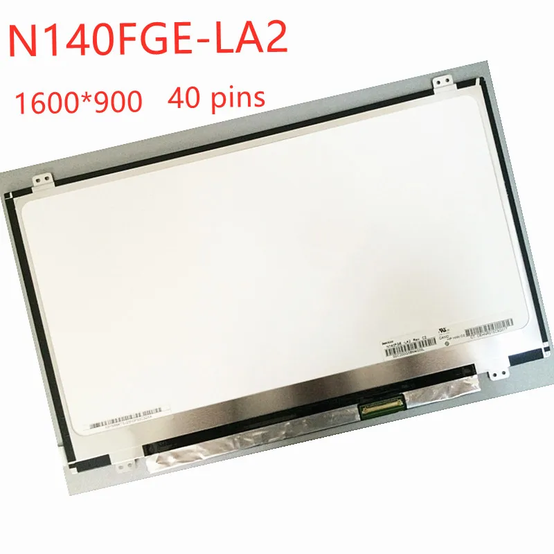 

Matrix for Laptop N140FGE-LA2 fit B140RW02 V.0 V.1 V.2 LTN140KT03 LP140WD2 TLC11600*900 40 pins display screen panel replacement