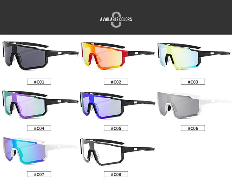 

2021 New Bicycle Glasses Men Cycling Sunglasses UV400 MTB Sports Glasses Mountain Bike Bicycle Riding Ultralight Fashion Goggle