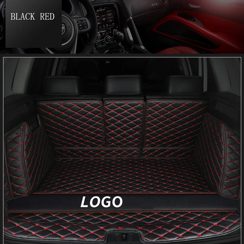 Full Coverage LOGO Car Trunk Mats for JEEP Compass Grand Cherokee WK Grand Commander Wrangler JK Car Accessories Car Mats images - 6