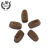 m mbat 5pcs flute tail rubber brick large and small brown button pads flute repair tool parts woodwind instrument accessories