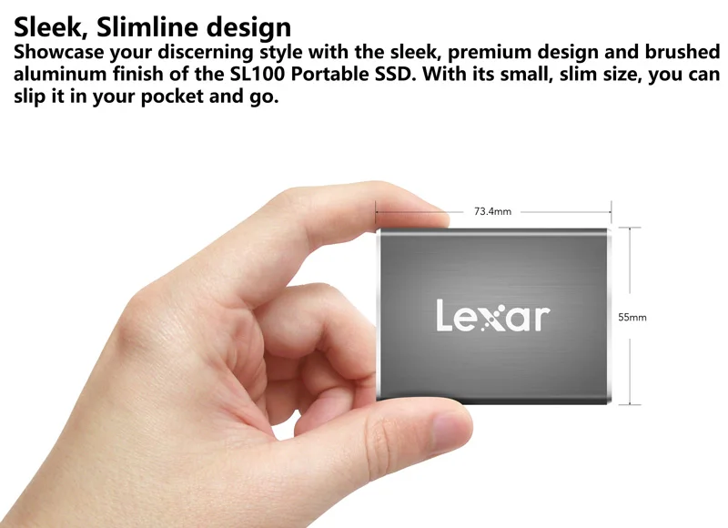 Lexar USB 3,1 внешний SSD HDD 550MBS 240GB 512GB TypeC портативные твердотельные накопители Duro Externo Nas сервер внешний жесткий диск