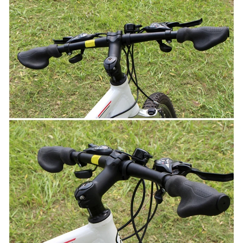 

1Pair Bike Bicycle Cycling Ergonomic Rubber Handlebar Bar Grips Anti-slip Handle X3UA