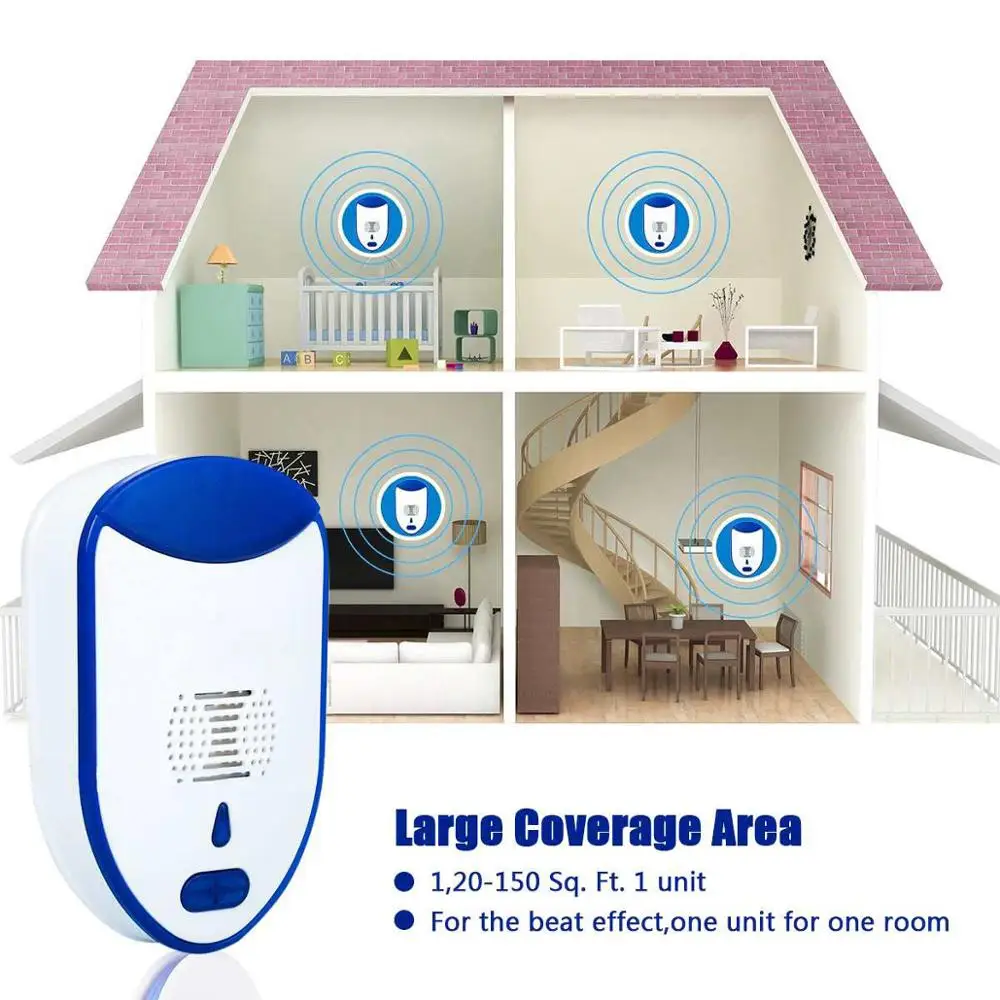 2 шт. вредителями отклонить ультразвуковой электромагнитной средство от