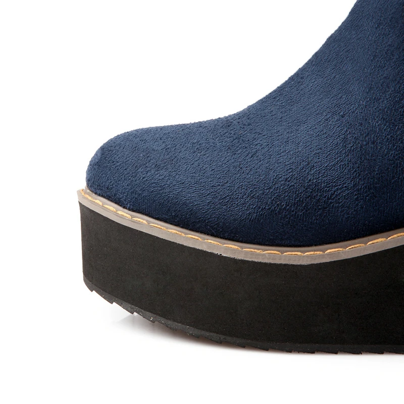 

Winter Women Shoes High Stretch Socks Boots Trifle Bottom Retro Lolita Round Toe Winter Ladies Boots Over the Knee Boots 2121