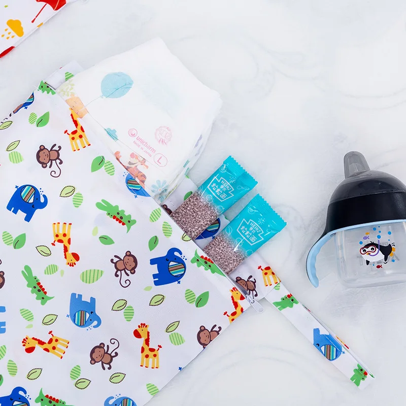 Сумка для детских подгузников водонепроницаемые Влажные Сумки младенцев