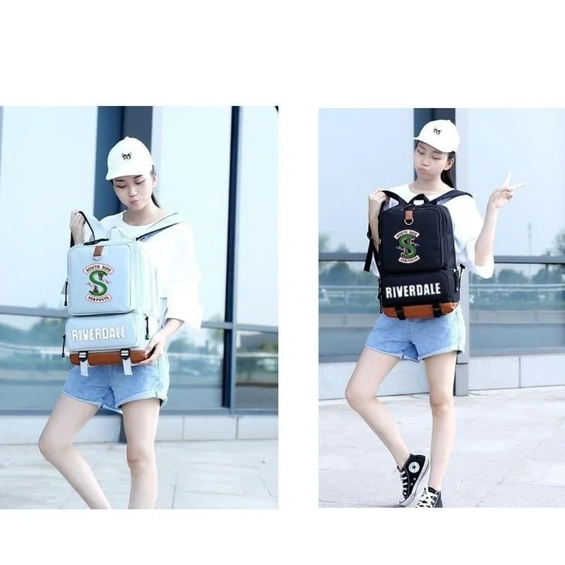 IMIDO ривердейл рюкзак для студентов школьная сумка &quotюжная сторона змеи&quot