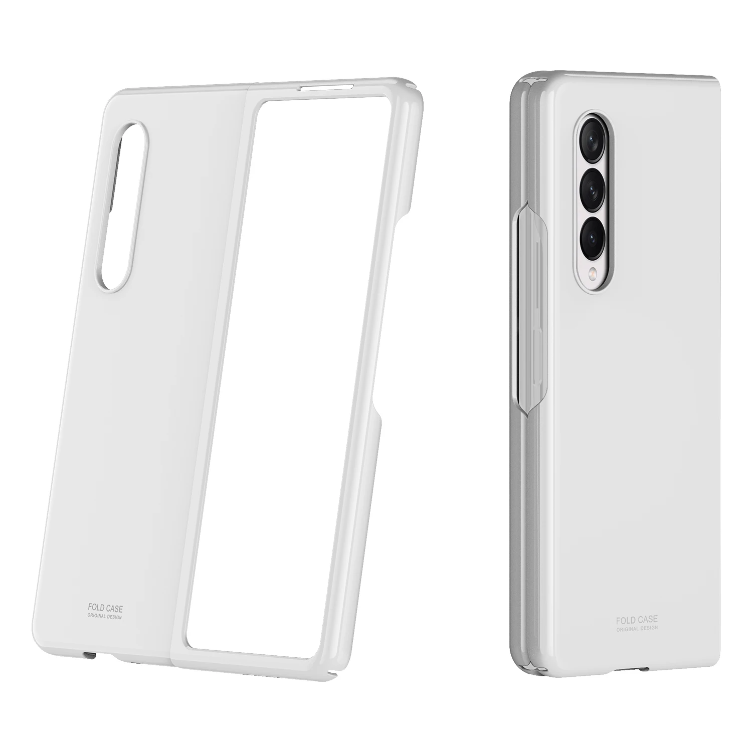 

case for samsung galaxy z fold3 5g bumper cover on samsun galaxi fold 3 7.6 protective phone coque back bag folding 360 shell
