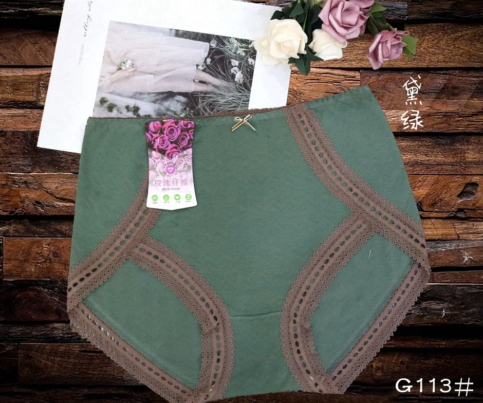 [Низкая цена] Wennu G113 # фабричные кружевные сшитые Сексуальные трусы с высокой