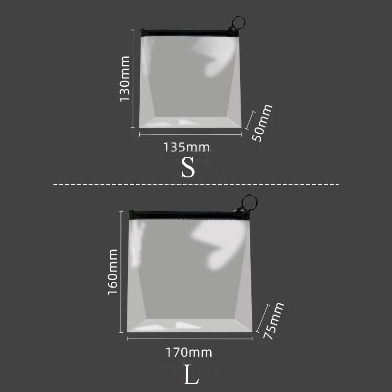 

eTya Transparent PVC Women Cosmetic Bag Travel Women Clear Zipper Makeup Bag Waterproof Beauty Case Tote Bath Wash Bags Handbag
