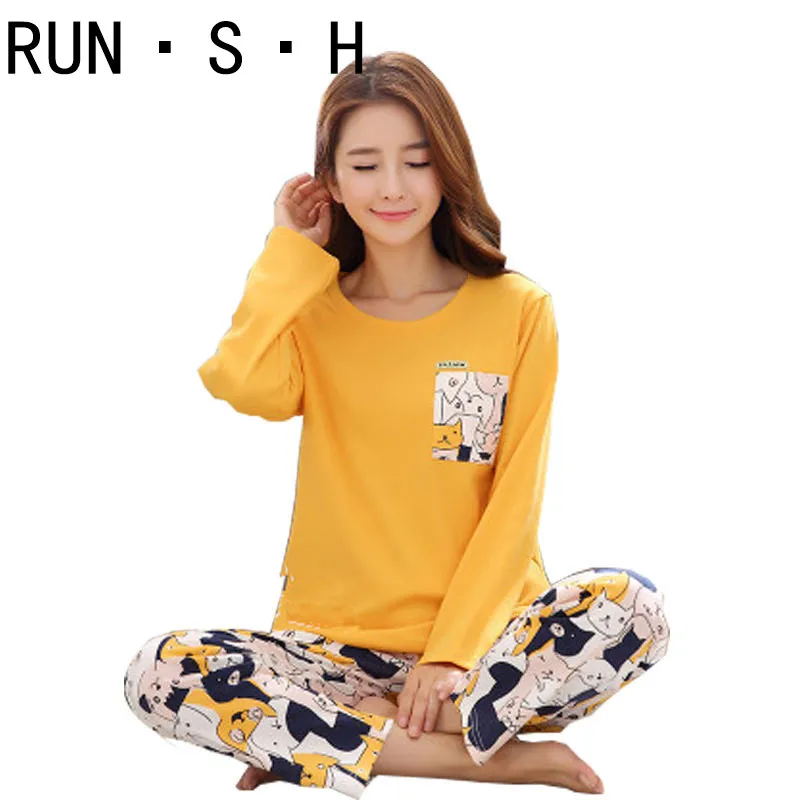 Милая Пижама с Микки Маусом из мультфильма тонкие пижамы длинными рукавами новая