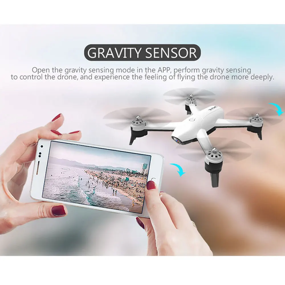Фото Профессиональный Дрон с камерой SG106 720p/1080p/4K HD Wi-Fi FPV щеткой мотором пропеллером Профессиональный Дрон с камерой SG106 720p/1080p/4K HD Wi-Fi FPV щеткой мотором пропеллером