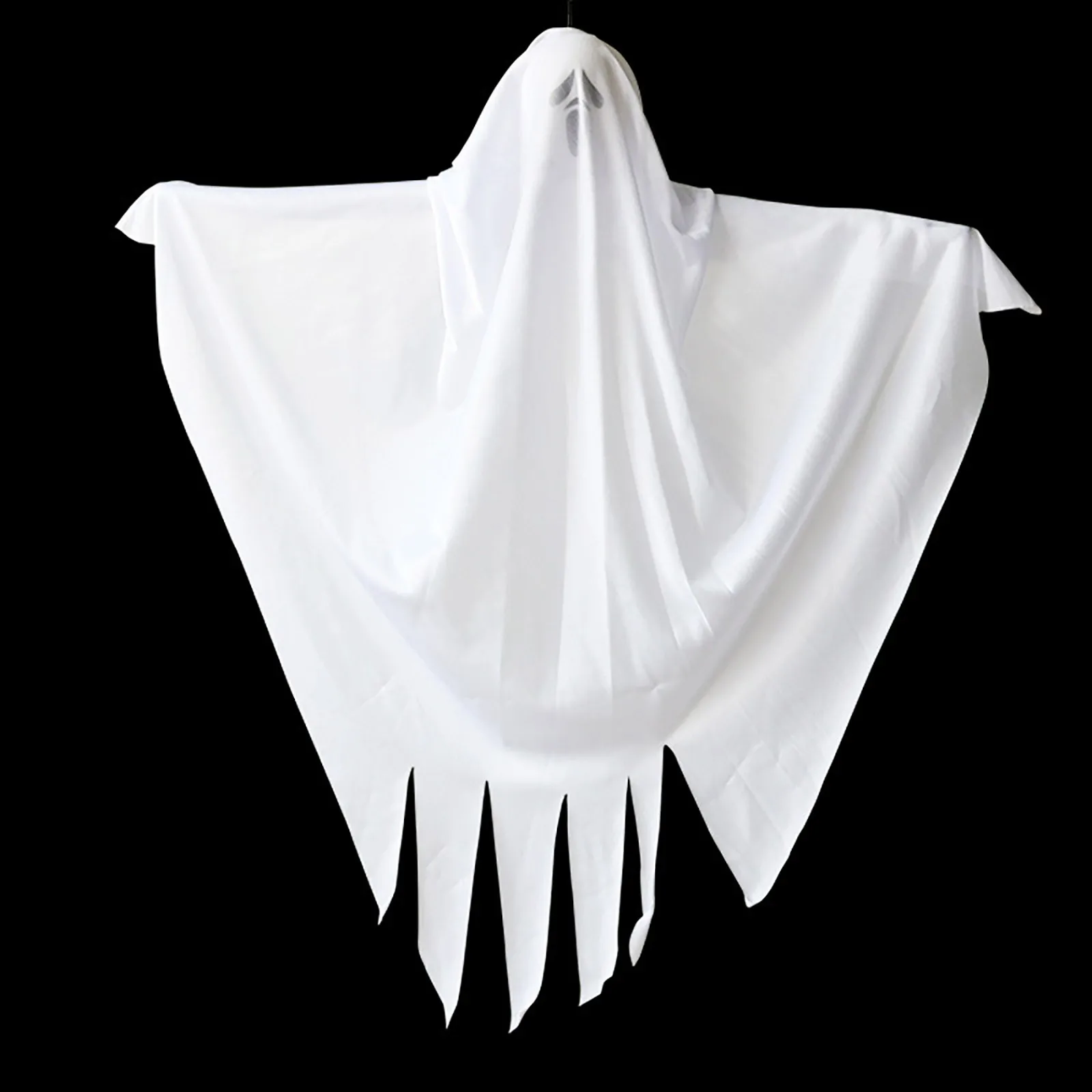 

Halloween Props Smiling Ghost 3D Windsock Scary White Ghost Pendant Halloween funny ghost decoration nylon ghost windsock