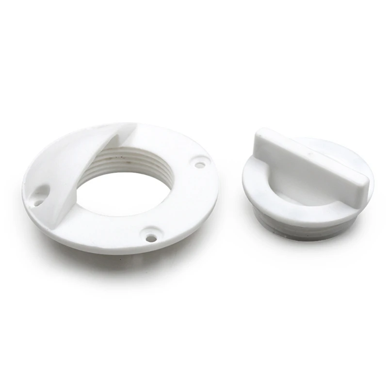 

Boat Accessories White ABS Drain Holes Plugs Fit for 9cm Outer Diameter Holes Fishing Boat Replacement Parts F19A