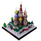 Собор святого базилика, Россия, всемирно известная архитектурная 3D бумажная модель для строительства рукоделия