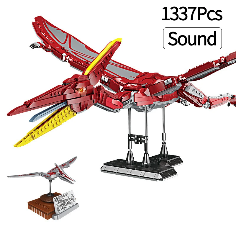 

Jurassic Pterosauria Dinosaur Model Bricks Dragon Building Blocks Toys for Children Boy Kids Gifts 1377Pcs