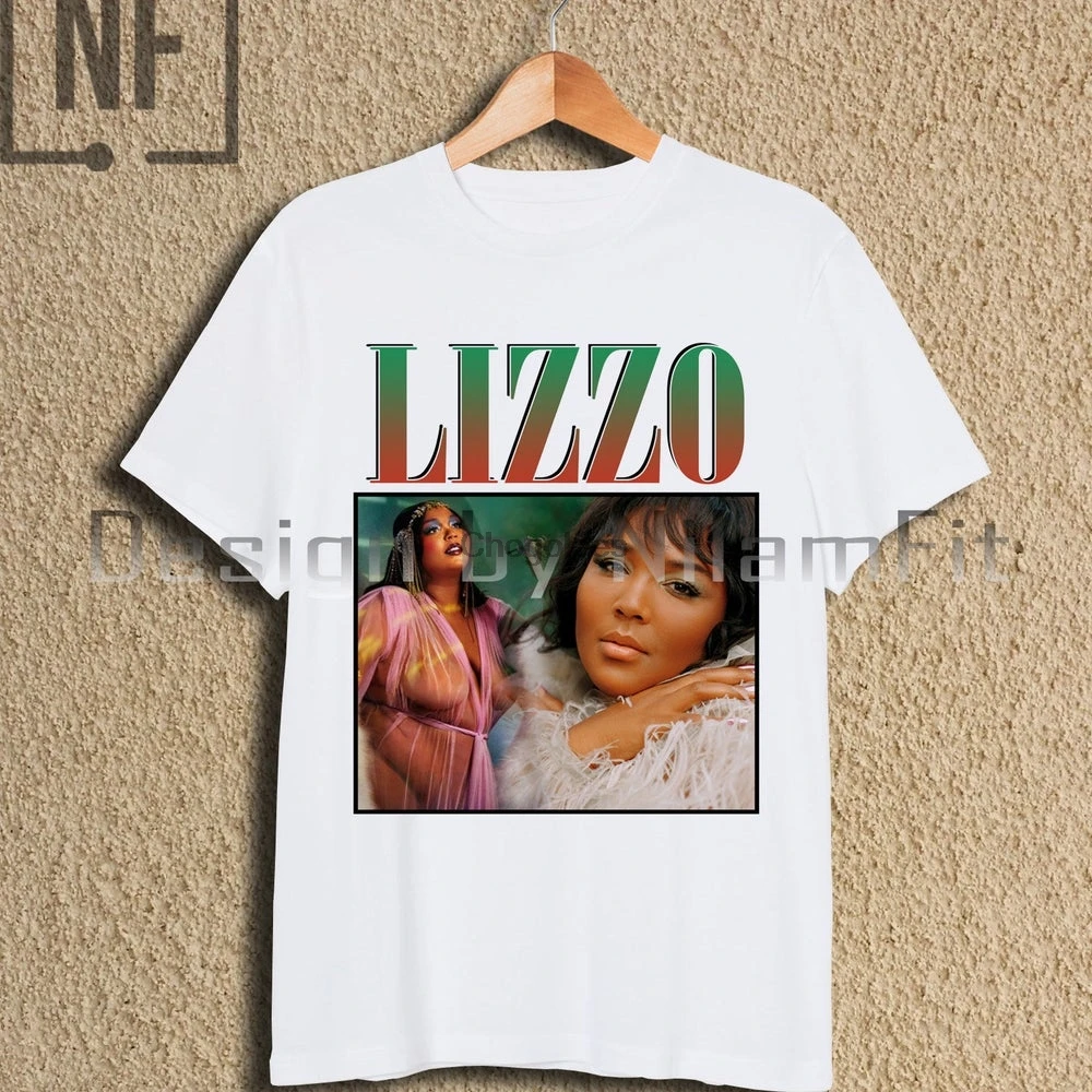 Винтажная Ретро футболка Lizzo 90-х годов Повседневная унисекс размер 44 - купить по