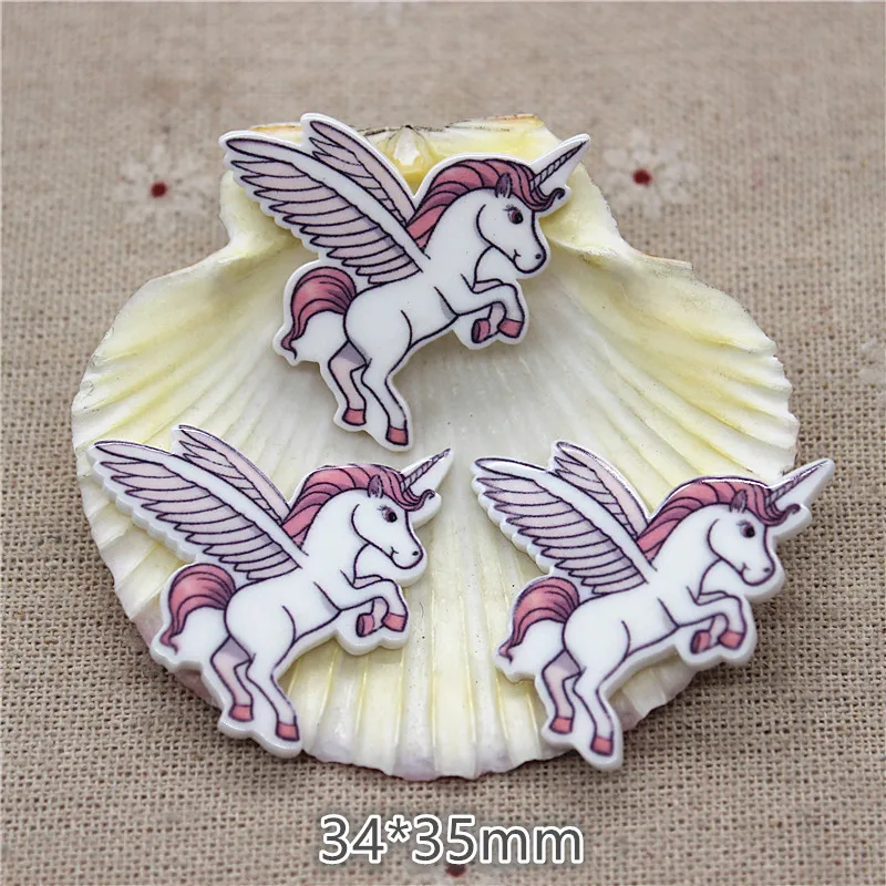 10 шт. каваи смола лошадь плоское заднее художественное украшение очаровательное