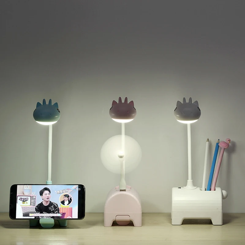 

Usb Charging Table Lamp LED Eye Protection Cute Flexo Desk Lamp Modern Student Reading Light Kids Bedroom Beside Lamp for Home