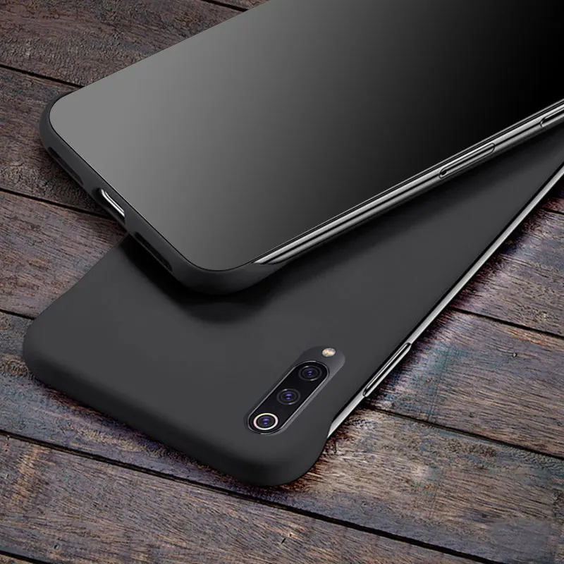 Black Чехол для Xiaomi mi 9 9T Pro CC9 Ультратонкий матовый Бескаркасный Жесткий ПК чехол для телефона чехол для Red mi Note 7 8 5 6 K20 Pro 7A - Цвет: Black