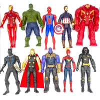 30cm marvel avengers toys thanos hulk buster spiderman iron man captain america thor wolverine black panther action figure dolls