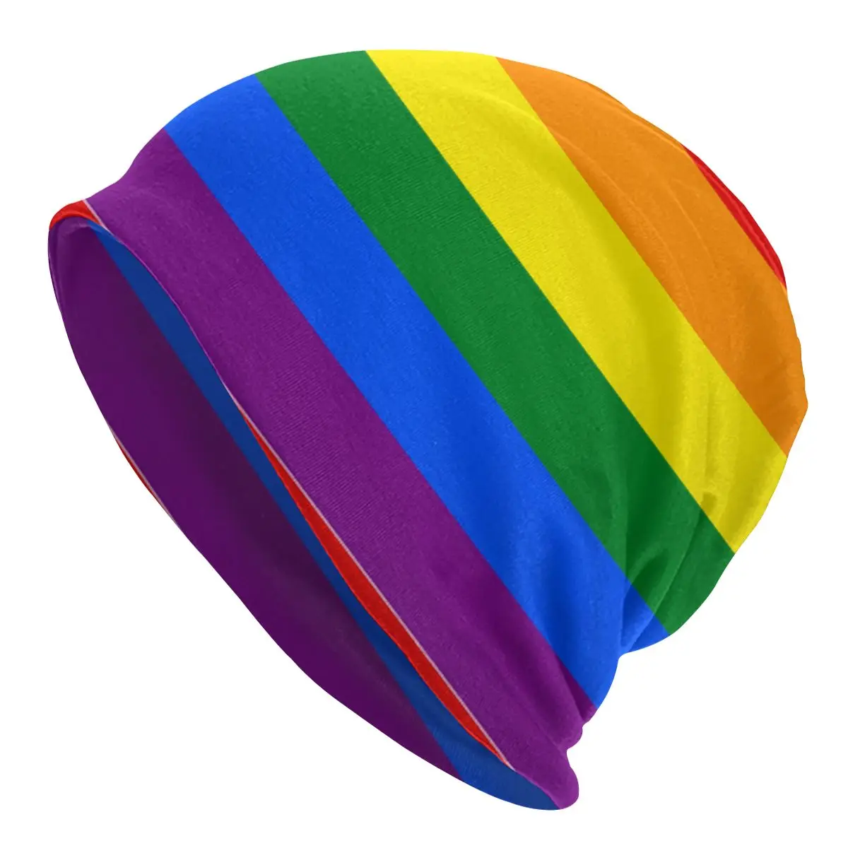 

LGBT Flag Bonnet Femme Hip Hop Knit Hat For Women Men Warm Winter Gay Pride Rainbow Beanies Caps