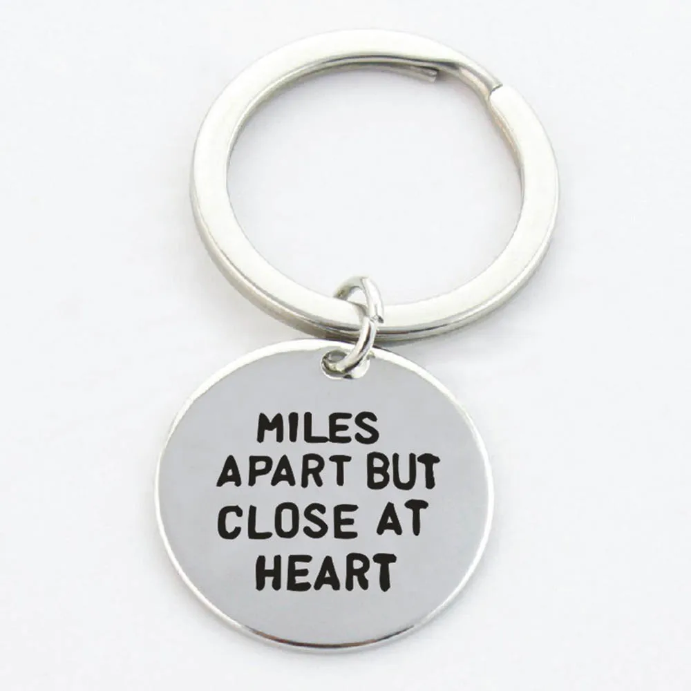 Ожерелье с гравировкой в форме сердца разными милями оптовая продажа подвески