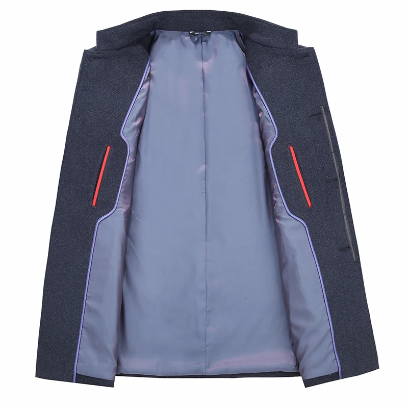 10XL 8XL 6XL 5X2020 зимнее Новое Стильное мужское тонкое шерстяное пальто роскошное